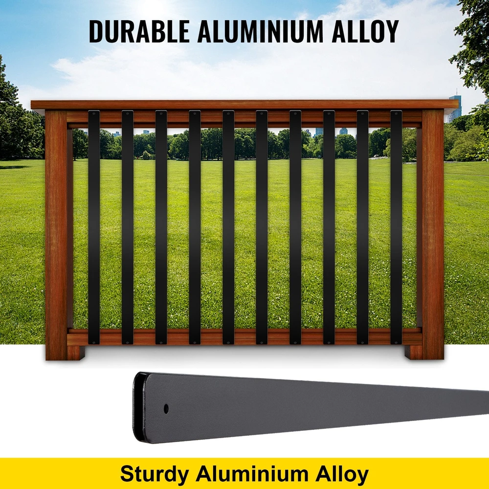 VEVOR 28 metaliniai turėklų balusters aliuminiai
