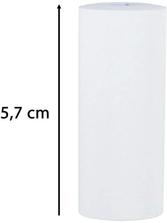 Terminio popieriaus ritinėliai mini spausdintuvui 5.7cmx4.5m 5 vnt.