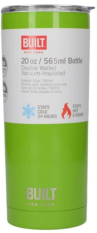 BUILT Vakuuminis izoliuotas stiklainis, 20 oz (Žalias)
