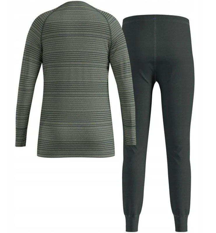 Termo apatiniai - Odlo Set long ACTIVE WARM SET dydis 140 cm Pilkas