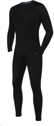 Termo drabužių komplektas Finntrail MERINO Juodas 6209 (I termo sluoksnis)