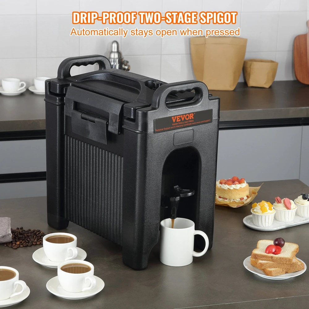 VEVOR Izoliuotas gėrimų dozatorius 9,5 L