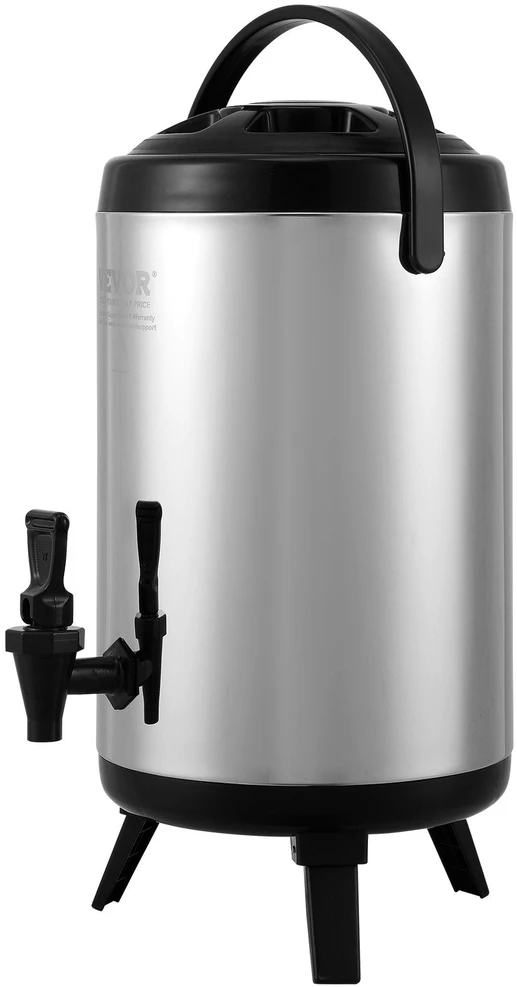 VEVOR Nerūdijančio plieno izoliacinis gėrimų dozatorius, 7.6 L