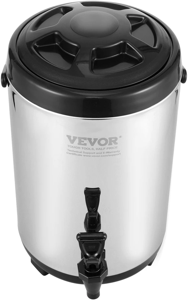 VEVOR Nerūdijančio plieno izoliacinis gėrimų dozatorius, 7.6 L