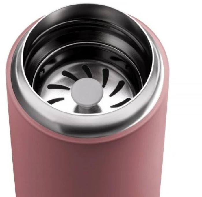 Termosinis puodelis Fellow Carter Move + apsauga nuo purslų Desert Rose, 354 ml