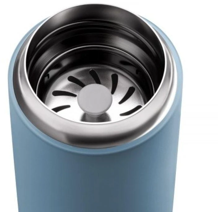 Termosinis puodelis Fellow Carter Move + apsauga nuo purslų Hazy Mėlyna, 354 ml