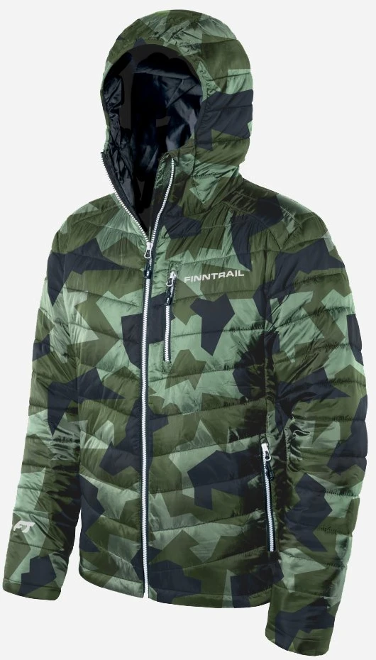 Termo striukė Finntrail MASTER HOOD CamoArmy 1504 (II termo sluoksnis), Dydis: XS