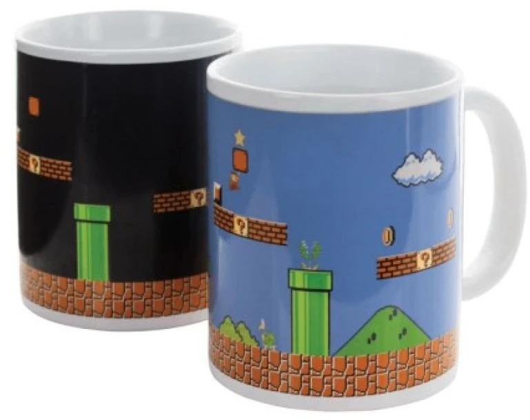Paladone Super Mario Brothers puodelis | Reaguojantis į karštį 300ml