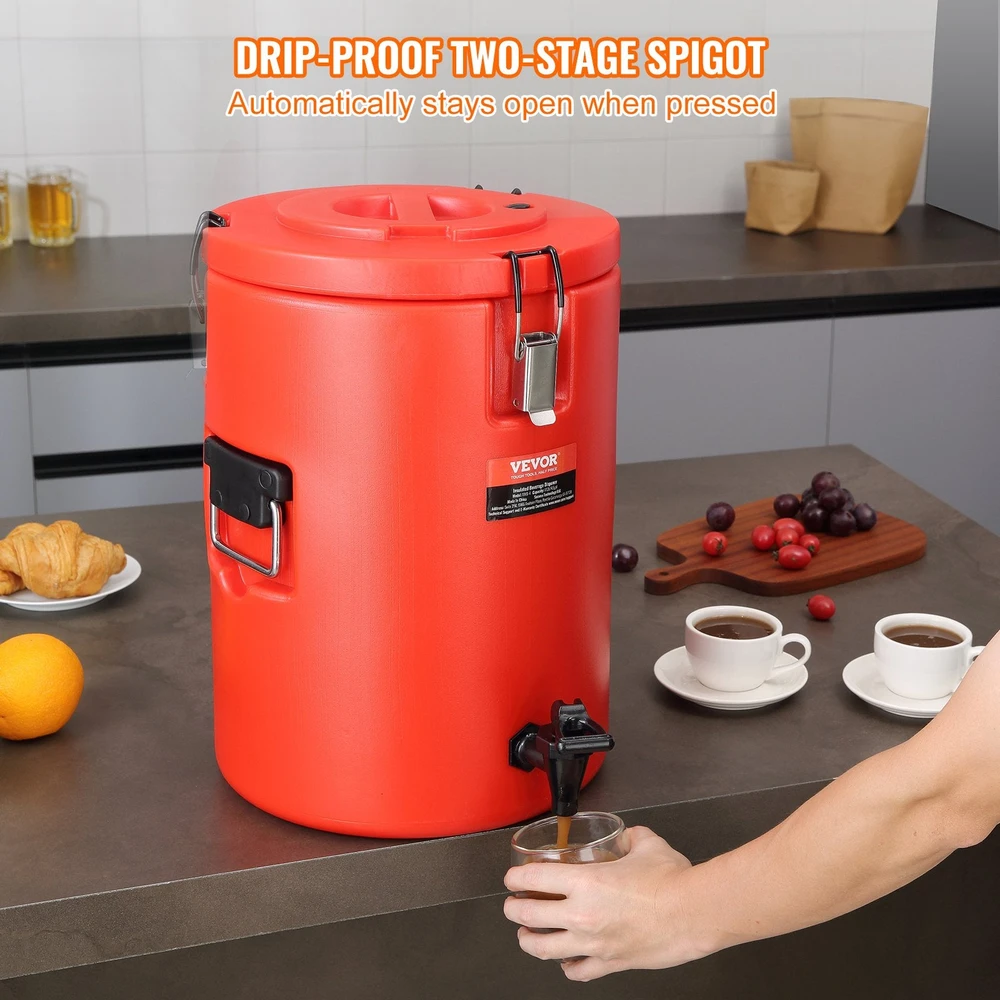 VEVOR Nerūdijančio plieno gėrimų dispenseris, 17,2 l