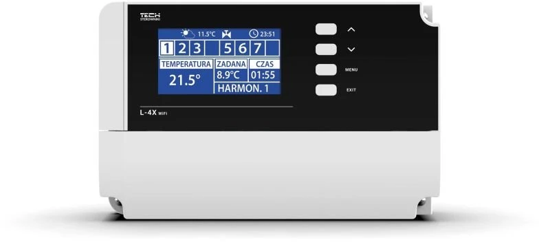 Tech Sterowniki Termostatinių vožtuvų valdiklis Tech L-4X Wi-Fi