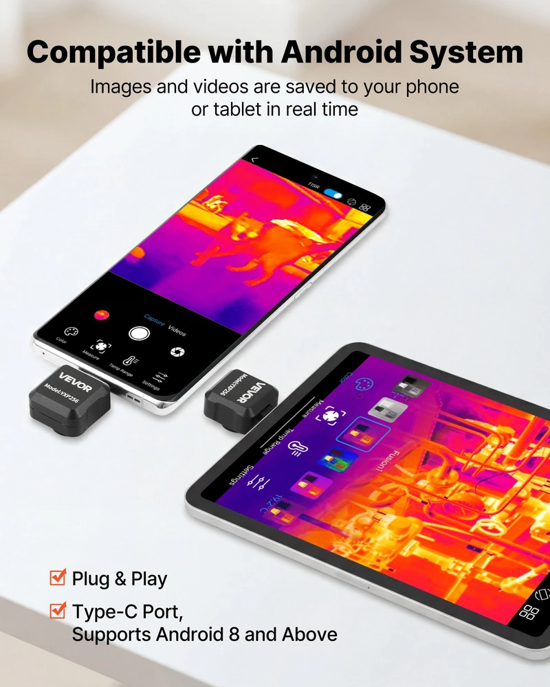 VEVOR Termovizorinė kamera Android įrenginiams