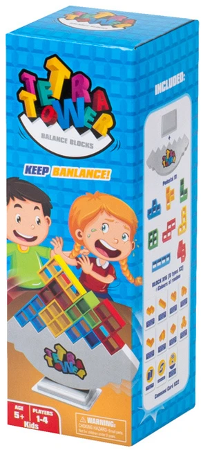 Ikonka Tetris dėlionė balansavimo blokai galvosūkis žaidimas