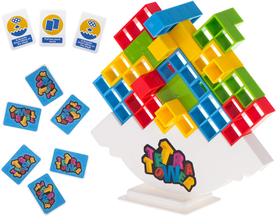 Ikonka Tetris dėlionė balansavimo blokai galvosūkis žaidimas
