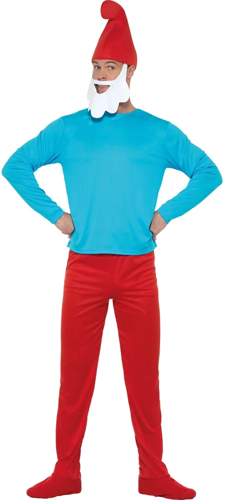 Tėvelio Smurfo kostiumas vyrams – Smurfai