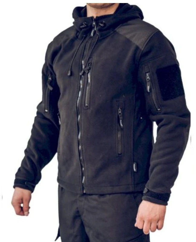 Texar Husky Juodas Fleece Megztinis - 03-FLHU-CO-BL