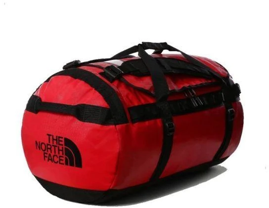 The North Face Base Camp Duffel L Sportinis Krepšys 95L Poliesteris Juoda, Raudona
