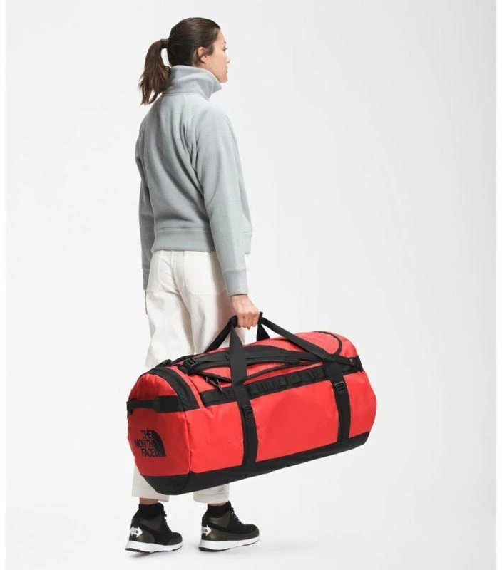 The North Face Base Camp Duffel L Sportinis Krepšys 95L Poliesteris Juoda, Raudona