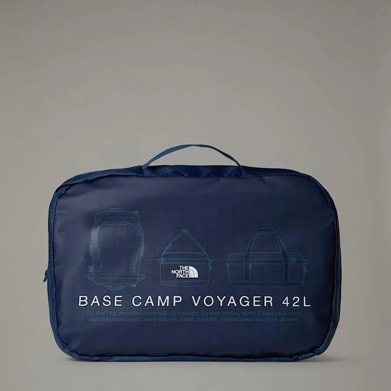 The North Face Base Camp sportinis krepšys 42L, poliesteris, termoplastinis poliuretano elastomeras (TPU), mėlynas