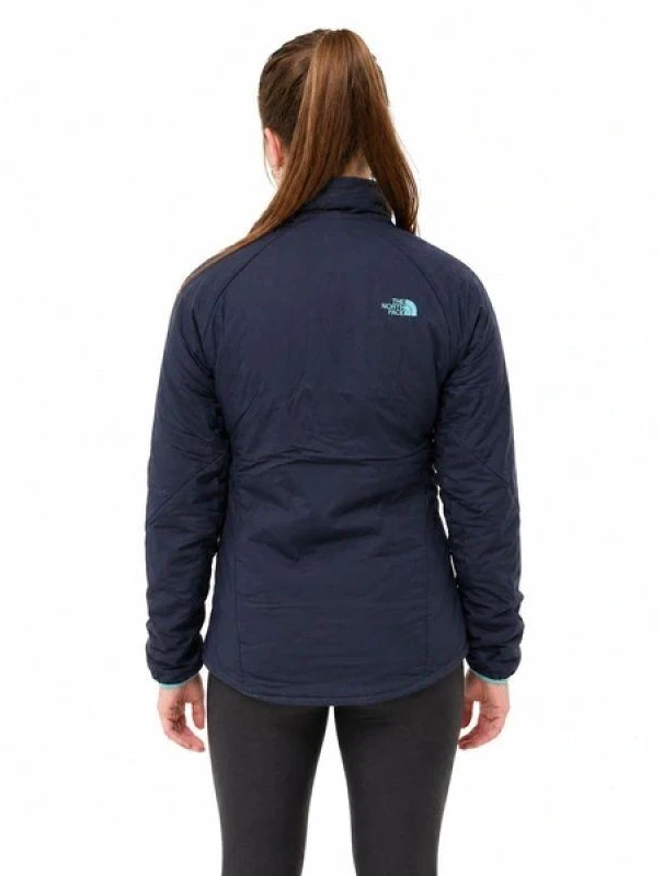 The North Face moteriška vėjui nepralaidi striukė žygiams, šviesiai mėlyna