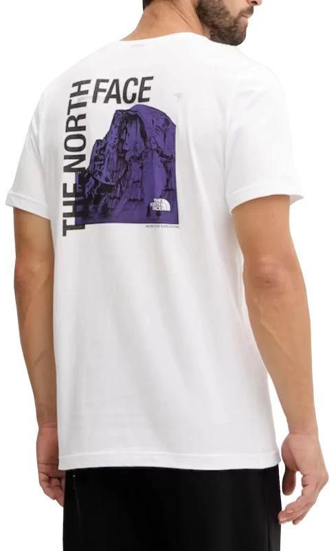 The North Face Vyriški Half Dome Photo Trumpos Rankovės Marškinėliai NF0A8EE9FN41 Balta L