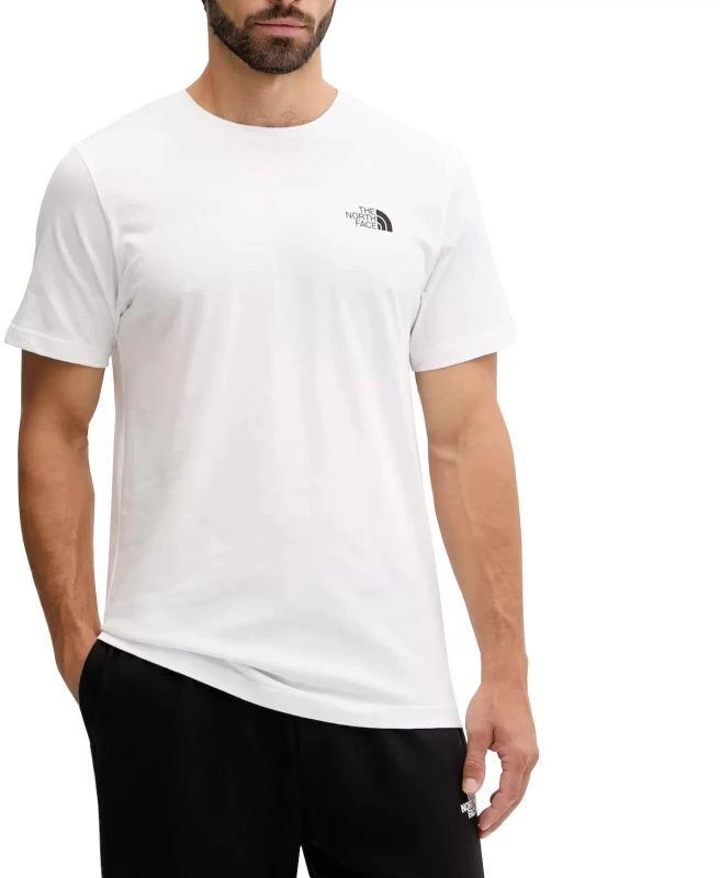 The North Face Vyriški Half Dome Photo Trumpos Rankovės Marškinėliai NF0A8EE9FN41 Balta L