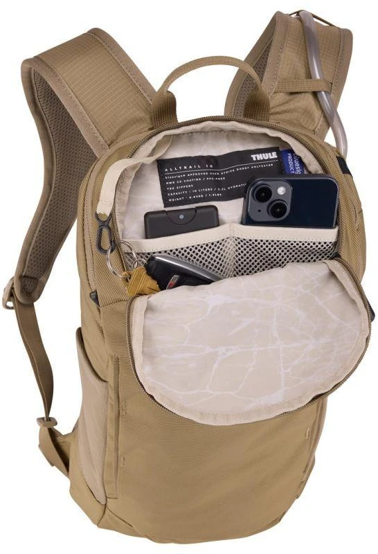 Thule Alltrail 10 l hidratacinė kuprinė, Faded Khaki