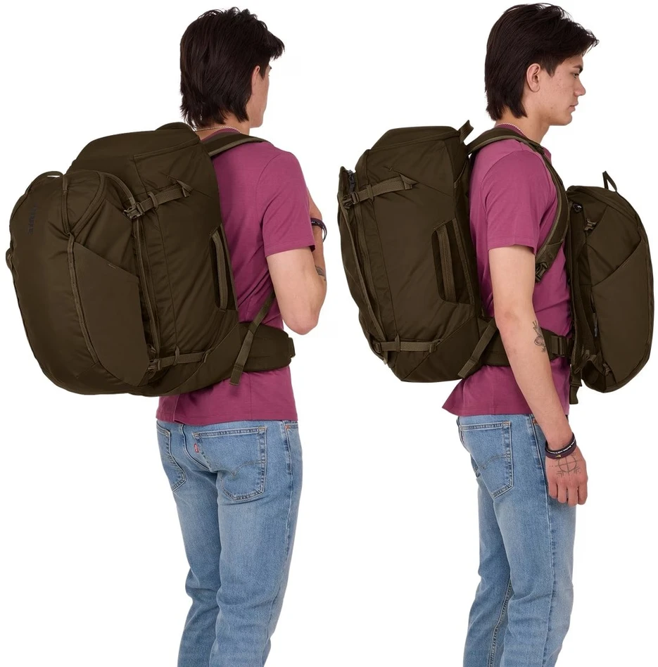 Thule | Landmark, 60 l | Kelioninė kuprinė | Tamsiai chaki spalvos