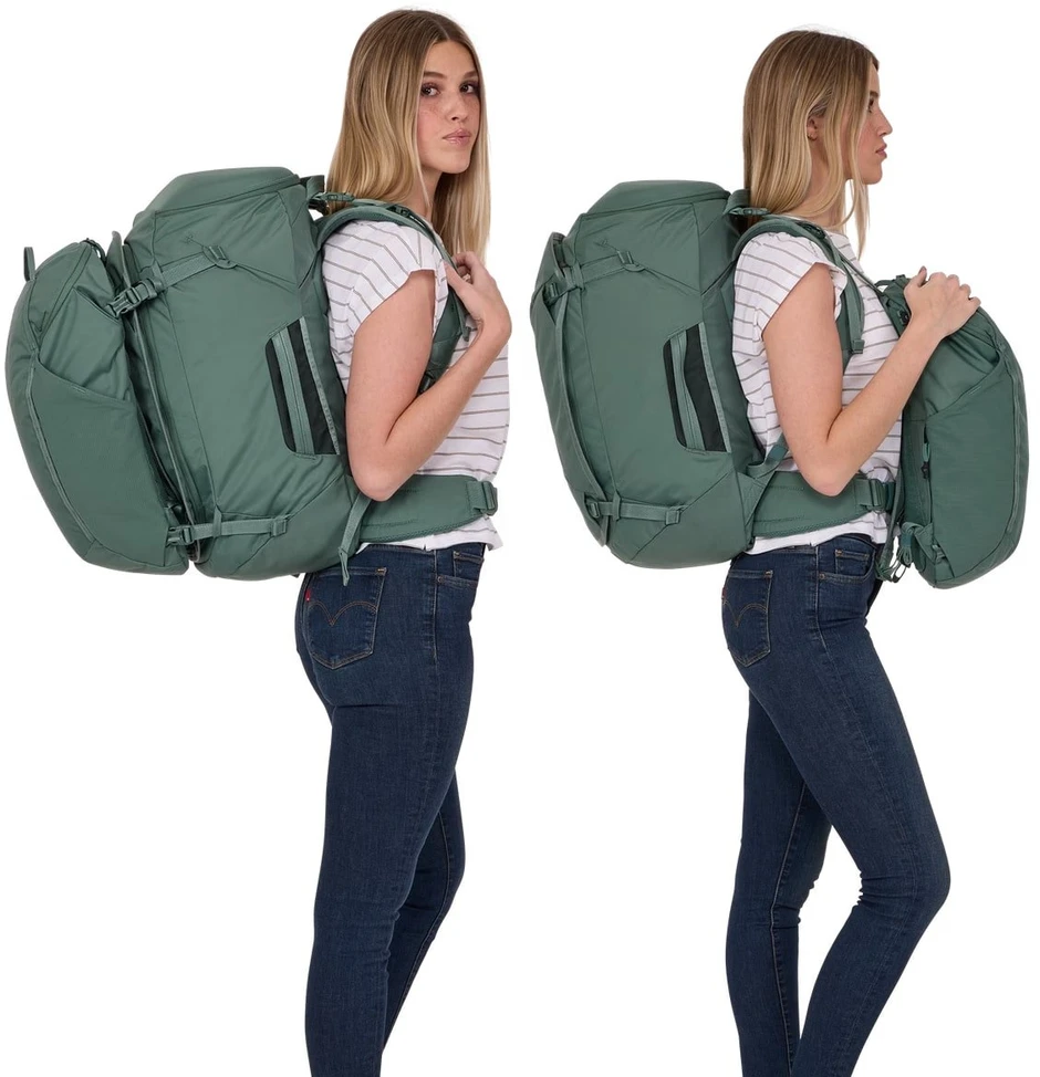 Thule | Landmark, 60 l | Moteriška kelioninė kuprinė | Hazy Žalias