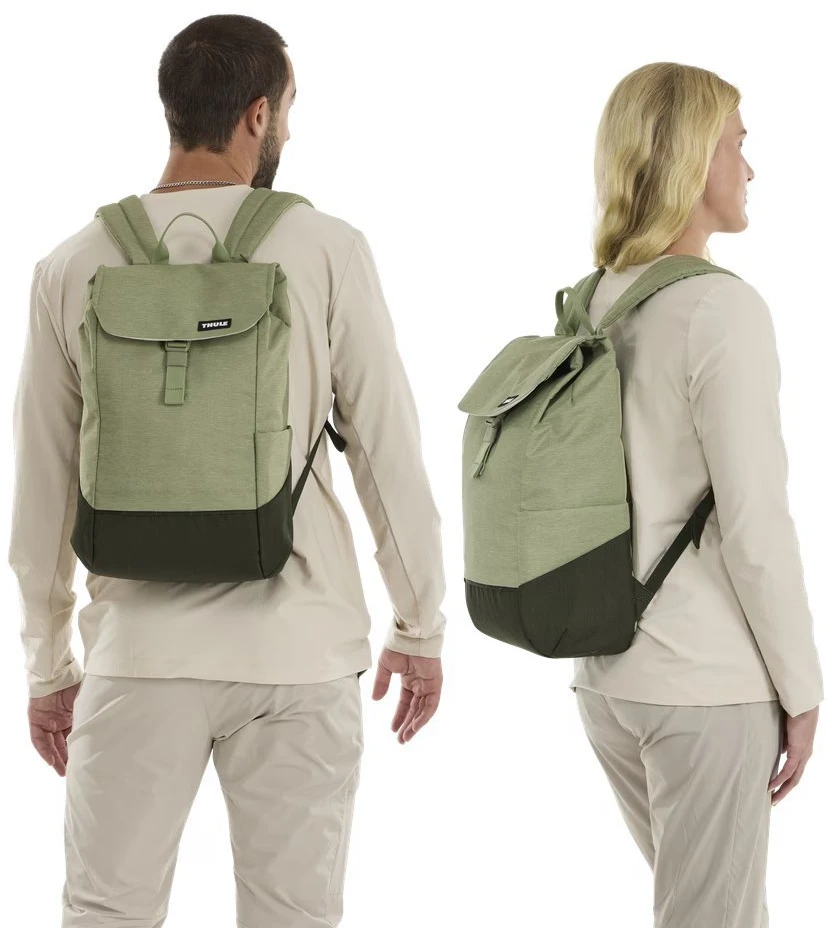 Thule | Lithos | Tinka iki 16 " | Backpack | Quiet žalias