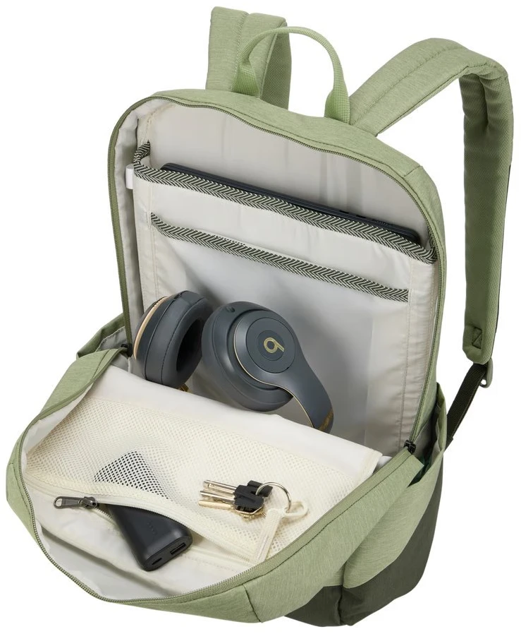 Thule | Lithos | Tinka iki 16 " | Backpack | Quiet Žalias