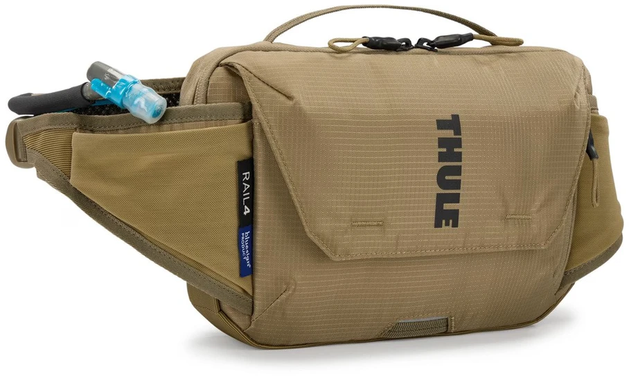 Thule Rail hidratacijos juosmens krepšys, 4 l, „Faded Khaki“