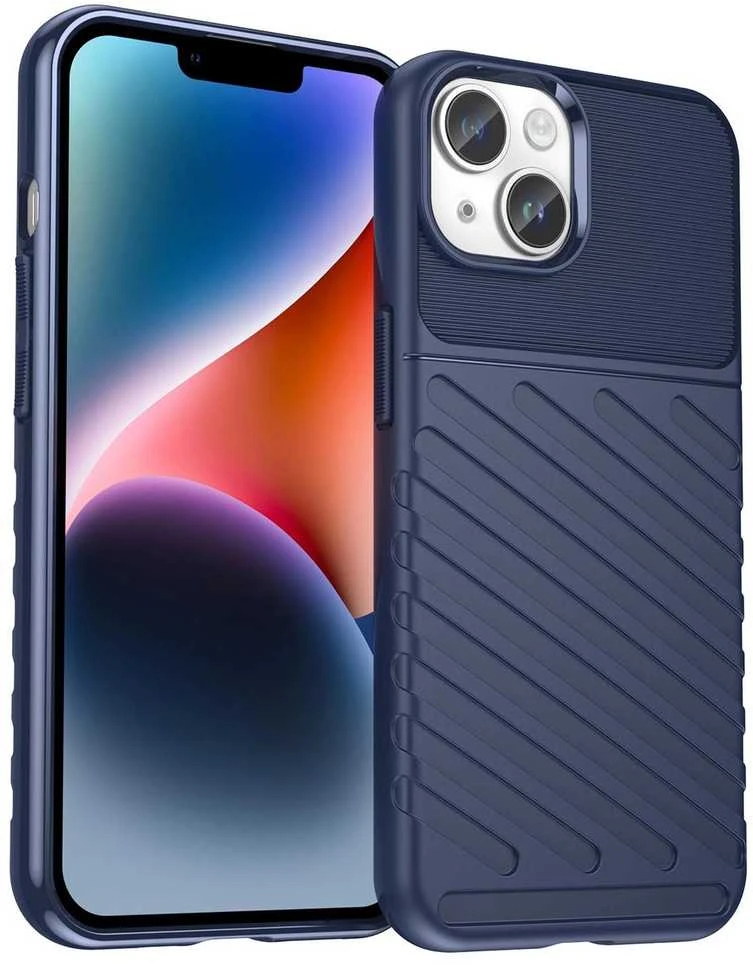 Hurtel Thunder dėklas skirtas iPhone 14 Plus, mėlynas