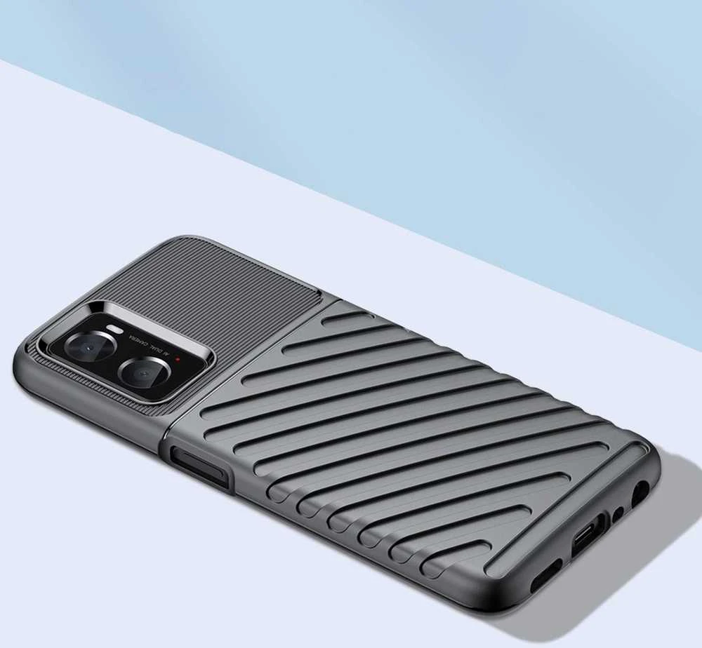 Hurtel Thunder dėklas skirtas Oppo A76 / Oppo A36 / Realme 9i, juodas
