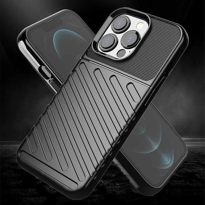 Hurtel Thunder dėklas skirtas iPhone 13 Pro, juodas