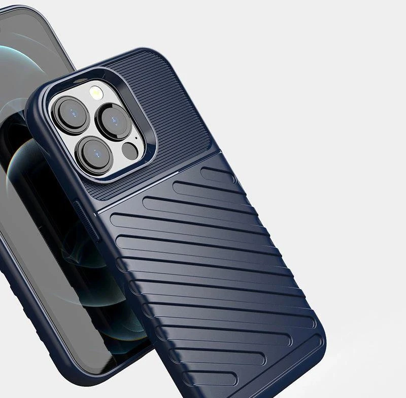 Hurtel Thunder dėklas skirtas iPhone 13 Pro, mėlynas