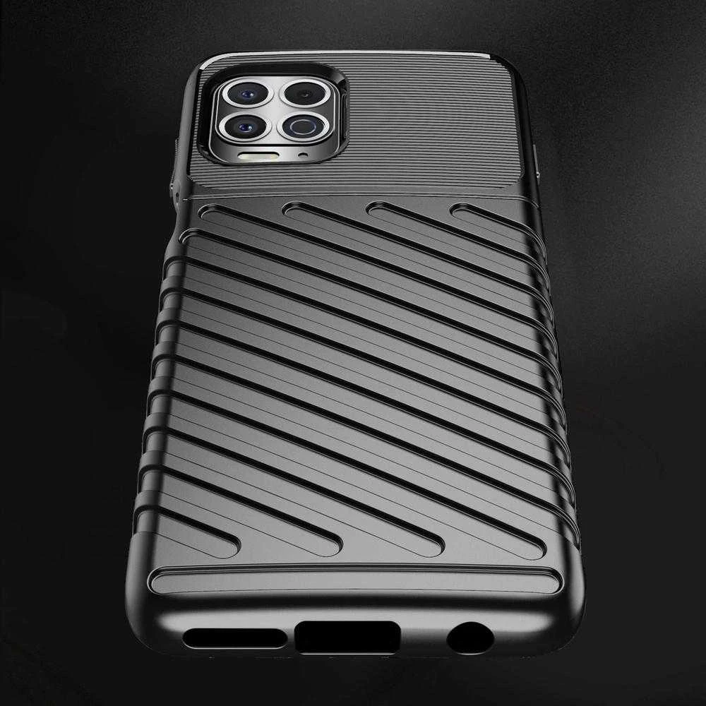 Hurtel Thunder dėklas skirtas Motorola Moto G100 / Edge S, juodas