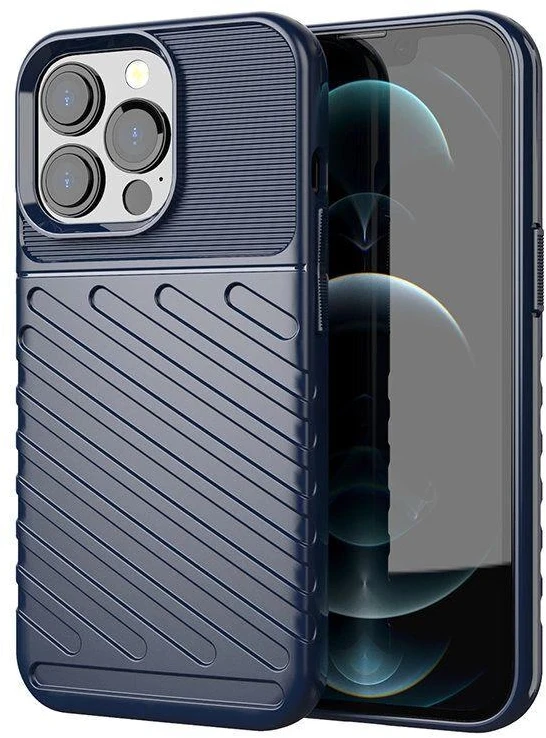 Hurtel Thunder dėklas skirtas iPhone 13 Pro, mėlynas