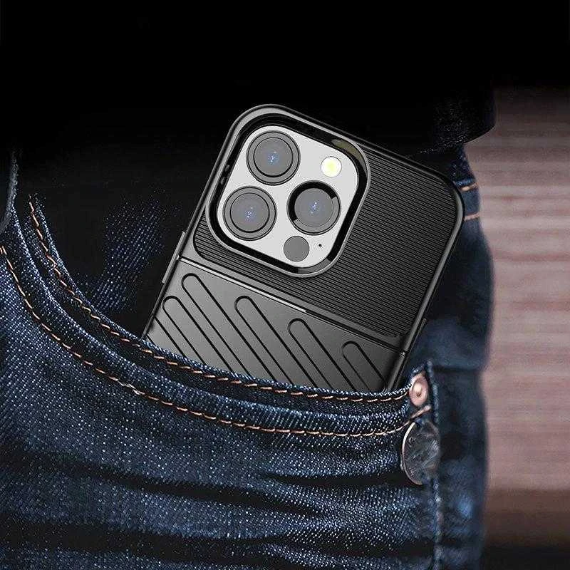 Hurtel Thunder dėklas skirtas iPhone 13 Pro, juodas