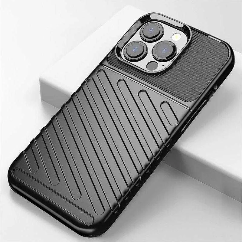 Hurtel Thunder dėklas skirtas iPhone 13 Pro, juodas
