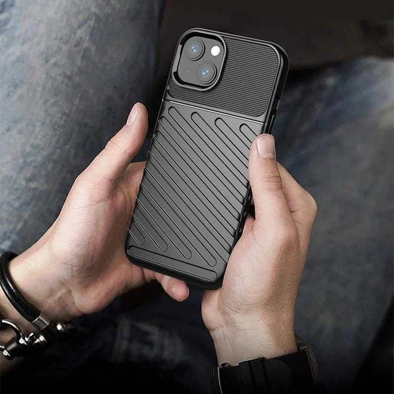 Hurtel Thunder dėklas skirtas iPhone 13 mini, mėlynas