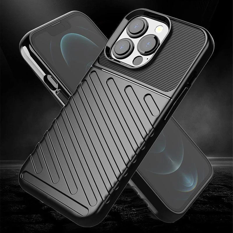 Hurtel Thunder dėklas skirtas iPhone 13 Pro, žalias