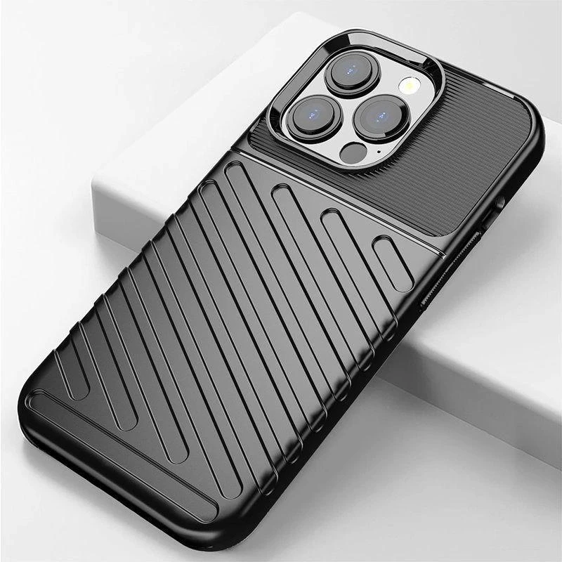Hurtel Thunder dėklas skirtas iPhone 13 Pro, žalias