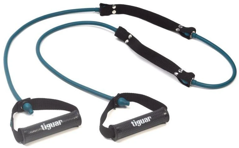 Elastinė juosta TIGUAR Double Tube (Spalva: Mėlyna - vidutinis pasipriešinimas)