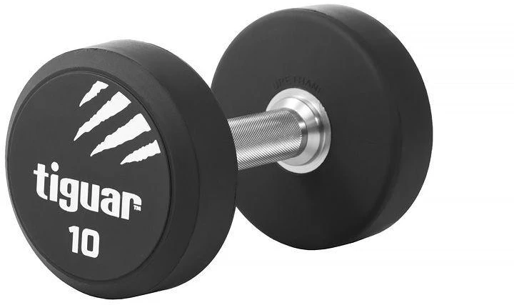 Profesionalus PU svarmuo / hantelis TIGUAR 1–70 kg (Svoris: 10 kg)