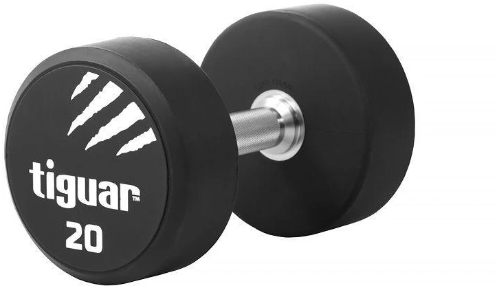 Profesionalus PU svarmuo / hantelis TIGUAR 1–70 kg (Svoris: 20 kg)