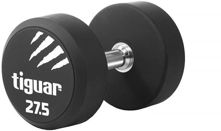 Profesionalus PU svarmuo / hantelis TIGUAR 1–70 kg (Svoris: 27.5kg)