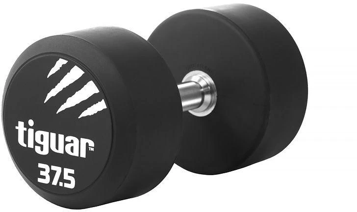 Profesionalus PU svarmuo / hantelis TIGUAR 1–70 kg (Svoris: 37.5kg)