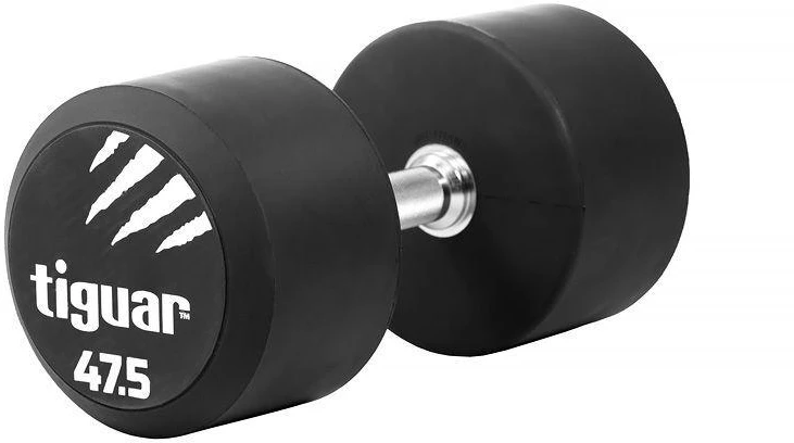 Profesionalus PU svarmuo / hantelis TIGUAR 1–70 kg (Svoris: 47.5kg)