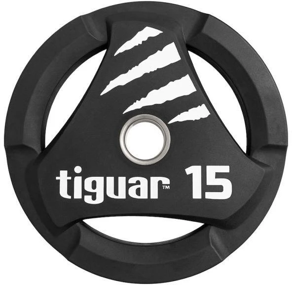 Olimpiniai PU svarmenys TIGUAR® (1.25-25kg) (Svoris: 15 kg)