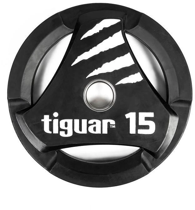 Olimpiniai PU svarmenys TIGUAR® (1.25-25kg) (Svoris: 15 kg)